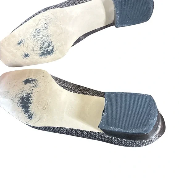 Carolina Molina Bronze Brown Block Heels Size 10 - Picture 6 of 7